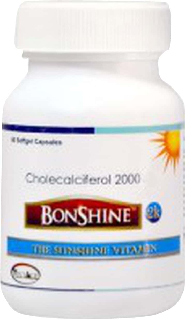 Bonshine 2000 IU Capsule (60): Uses, Side Effects, Price & Dosage ...