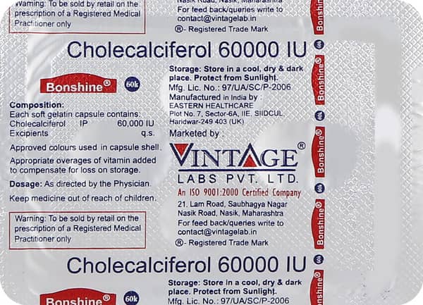 Bonshine 60k Strip Of 4 Capsules