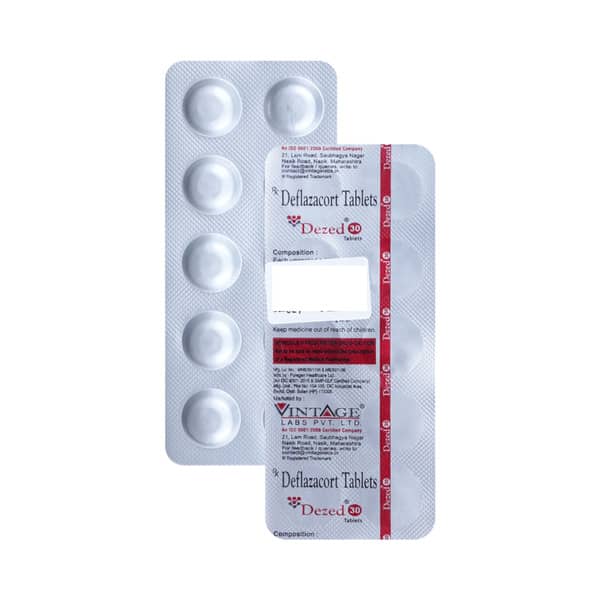 Dezed 30mg Strip Of 10 Tablets