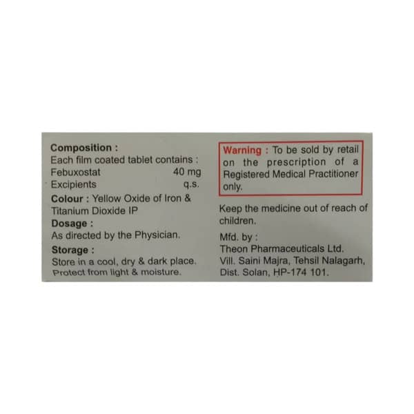 Uriway 40mg Strip Of 10 Tablets