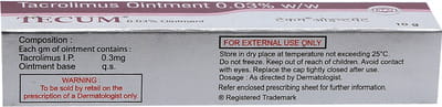 Tecum 0.03% Tube Of 10gm Ointment