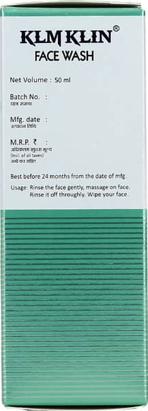 Klm Klin Tube Of 50ml Face Wash