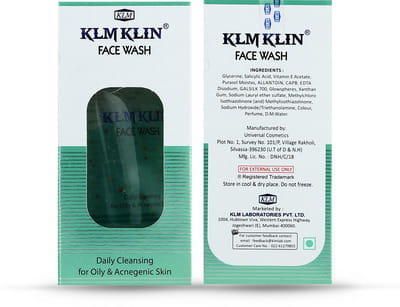Klm Klin Tube Of 50ml Face Wash