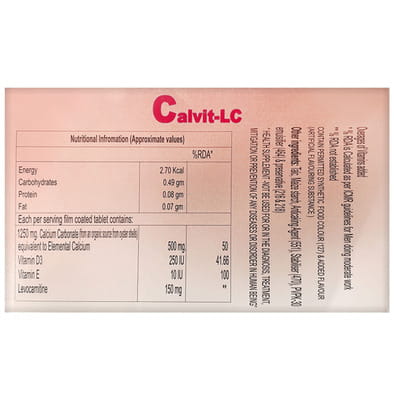 Calvit Lc Strip Of 10 Tablets