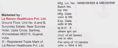 Sevlaren 400mg Strip Of 10 Tablets