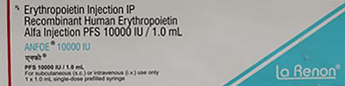 Anfoe 10000 IU/ML Injection (1): Uses, Side Effects, Price & Dosage ...