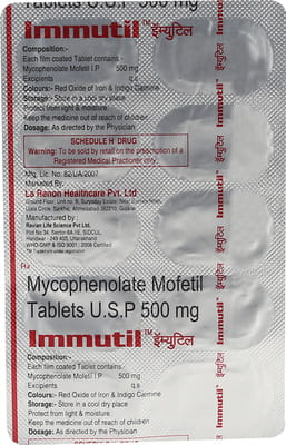 Immutil 500mg Strip Of 10 Tablets