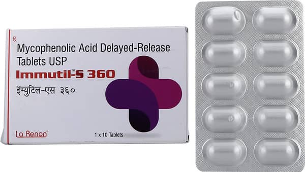 इम्म्यूटिल एस 360एमजी की स्ट्रिप 10 टैबलेट्स