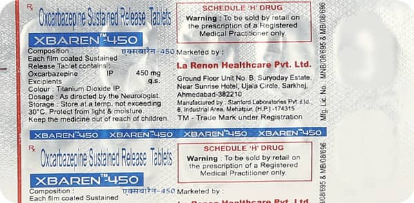 Xbaren 450mg Strip Of 10 Tablets