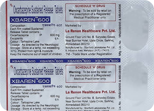 Xbaren 600Mg Strip Of 10 Tablets