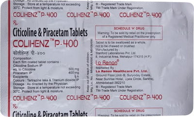 Colihenz P 400mg Strip Of 10 Tablets