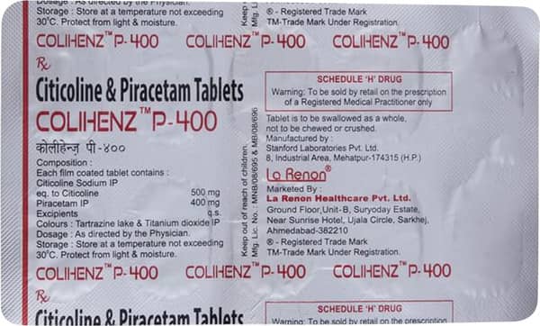 Colihenz P 400mg Strip Of 10 Tablets