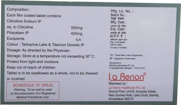 Colihenz P 400mg Strip Of 10 Tablets