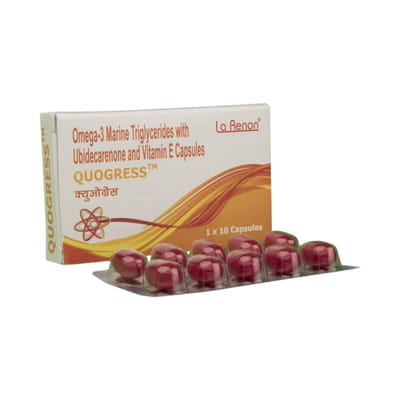 Quogress Strip Of 10 Softgel Capsules