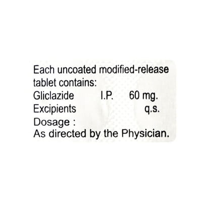 Glycozide Mr 60mg Strip Of 10 Tablets