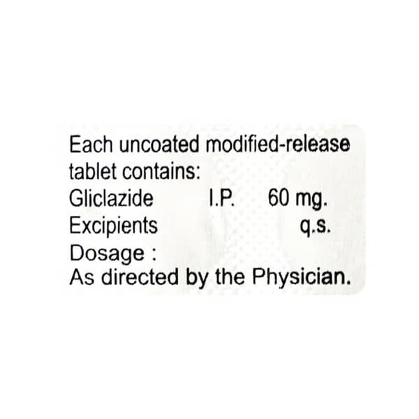Glycozide Mr 60Mg Strip Of 10 Tablets