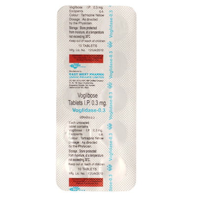 Voglidase 0.3mg Strip Of 10 Tablets