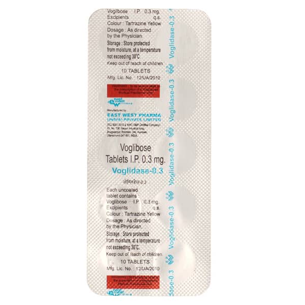 Voglidase 0.3mg Strip Of 10 Tablets