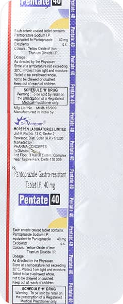 Pentate 40 Tablet