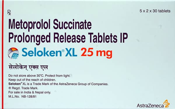 Seloken Xl 25mg Tablet