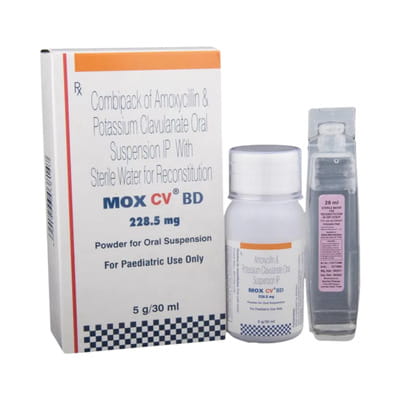 Mox Cv Bd 228.5mg Bottle Of 30ml Dry Suspension