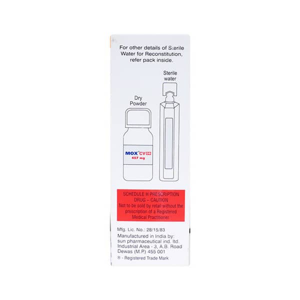 Mox Cv Ds 457mg Bottle Of 30ml Dry Suspension