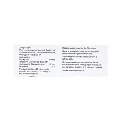 Mox Cv Ds 457mg Bottle Of 30ml Dry Suspension