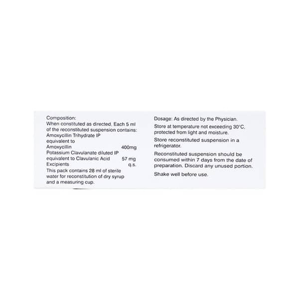 Mox Cv Ds 457mg Bottle Of 30ml Dry Suspension