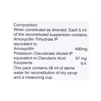 Mox Cv Ds 457mg Bottle Of 30ml Dry Suspension