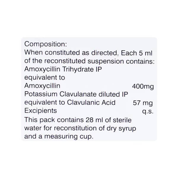 Mox Cv Ds 457mg Bottle Of 30ml Dry Suspension