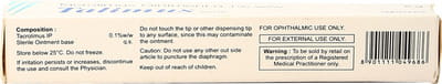 Talimus 0.1% Tube Of 5gm Eye Ointment