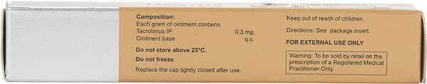 Tacrovera 0.03% Oint 10gm