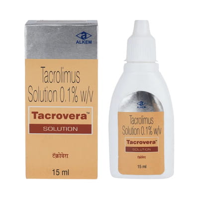 Tacrovera 0.03% Bottle Of 15ml Lotion