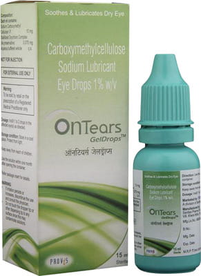 Ontears Geldrops 1% Bottle Of 15ml Eye Drops