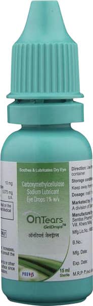Ontears Geldrops 1% Bottle Of 15ml Eye Drops