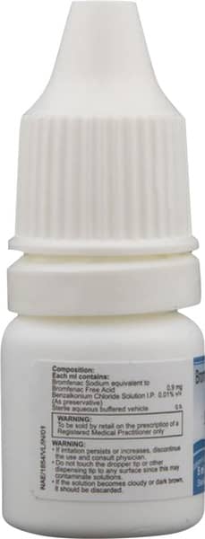 Navibrom 0.09% Bottle Of 5ml Eye Drops