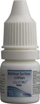 Navibrom 0.09% Bottle Of 5ml Eye Drops
