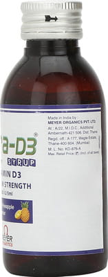 Ultra D3 Pineapple Flavour 1000iu Bottle Of 100ml Syrup