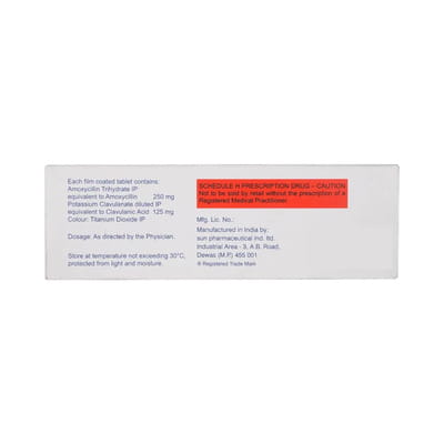 Mox Cv 375mg Strip Of 10 Tablets