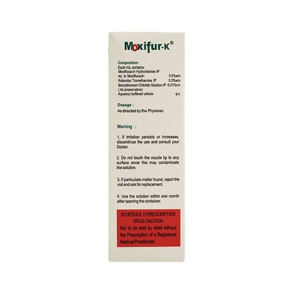 Moxifur K Bottle Of 5Ml Eye Drops