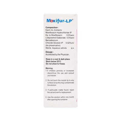 Moxifur Lp Bottle Of 5ml Eye Drops