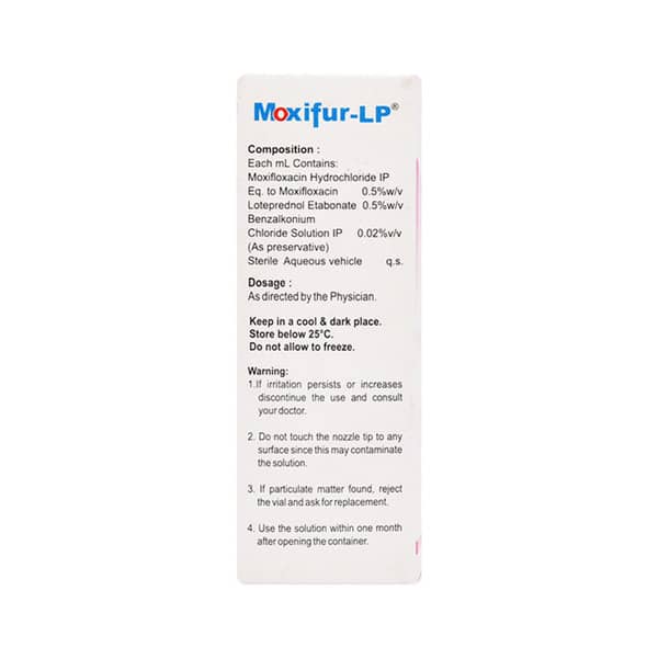 Moxifur Lp Bottle Of 5ml Eye Drops