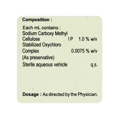 Art Gel 1% Bottle Of 10ml Eye Drops