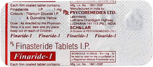 Finaride 1mg Tablet