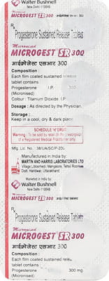 Microgest Sr 300mg Strip Of 10 Tablets