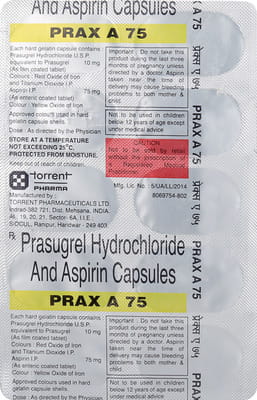 Prax A 75mg Strip Of 10 Capsules