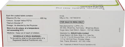Dufaximin 400mg Tablet
