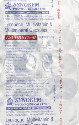 Lycobeta M Strip Of 10 Capsules