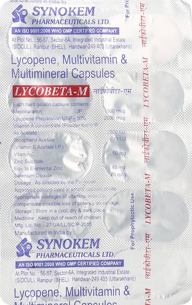 Lycobeta M Strip Of 10 Capsules