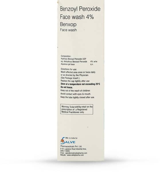 Benxop 4% Face Wash - 50gm
